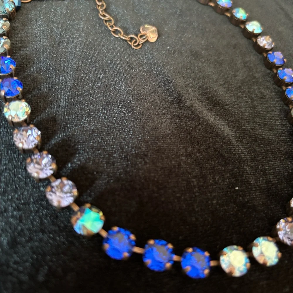 Sabika Manhattan Austrian CrystalElegant Multicolor  Necklace - Picture 2 of 3